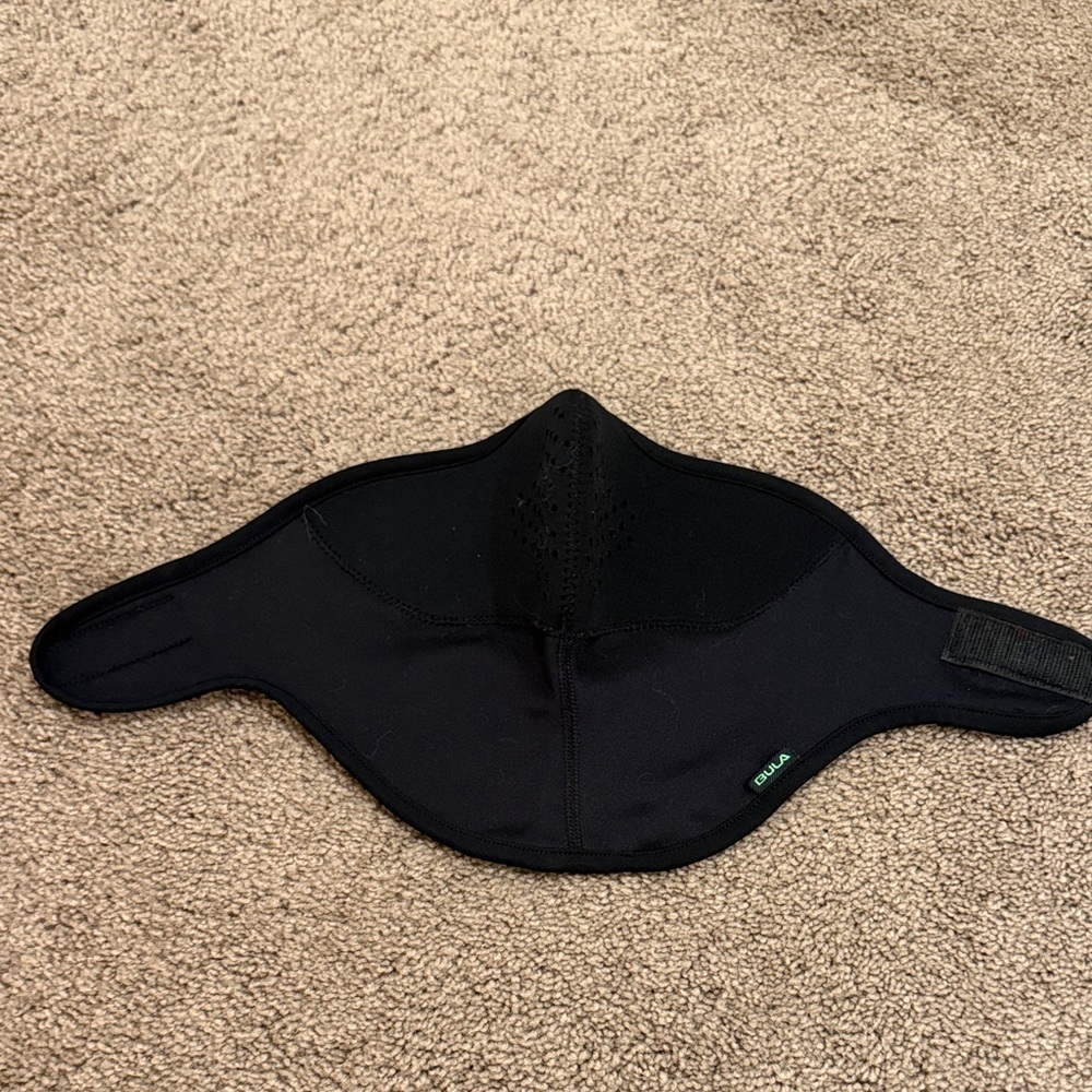Gula Powertec Youth Black Ski Mask/Neoprene/Fleece Face Warmer